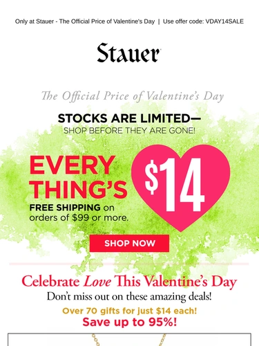 Stauer Holiday Campaign