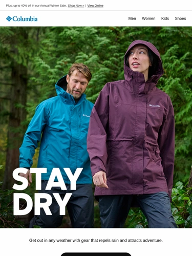 Columbia Sportswear Sale Announcement