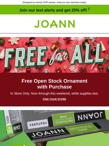 Joann Newsletter