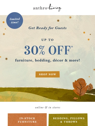 Anthropologie Newsletter