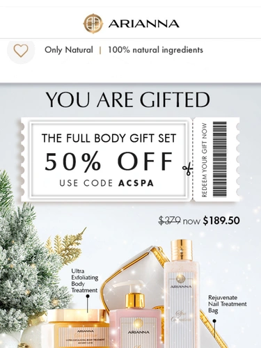 Arianna Skincare Newsletter