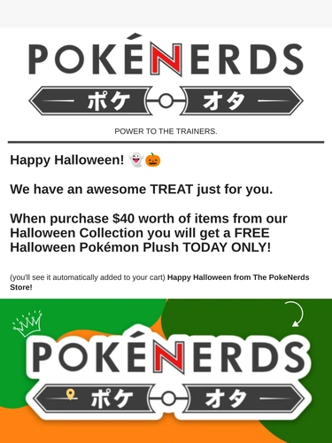 The PokeNerds Store Newsletter