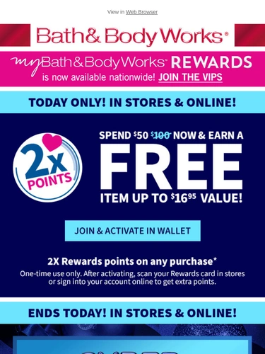 Bath & Body Works Newsletter