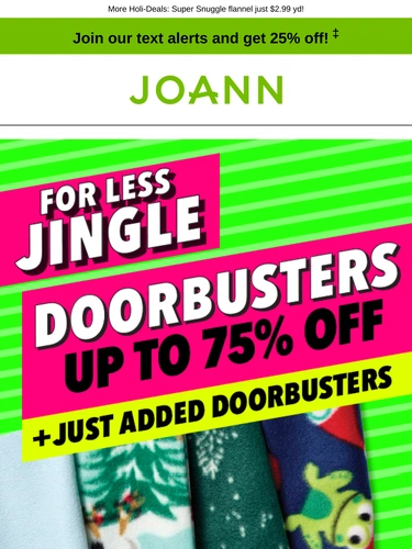 Joann Newsletter