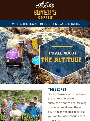 Boyer's Coffee Newsletter