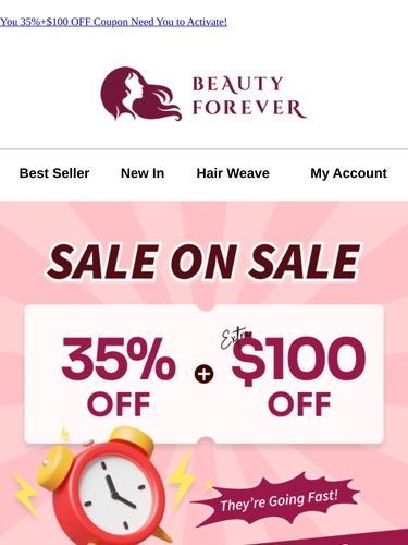 Beauty Forever Sale Announcement