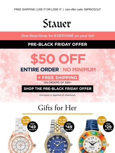 Stauer Newsletter