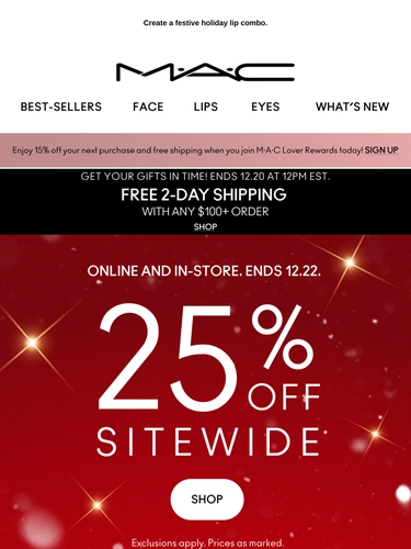 M·A·C Cosmetics Newsletter