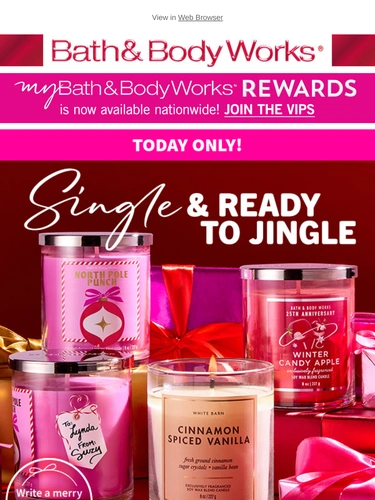 Bath & Body Works Newsletter