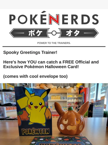 The PokeNerds Store Newsletter