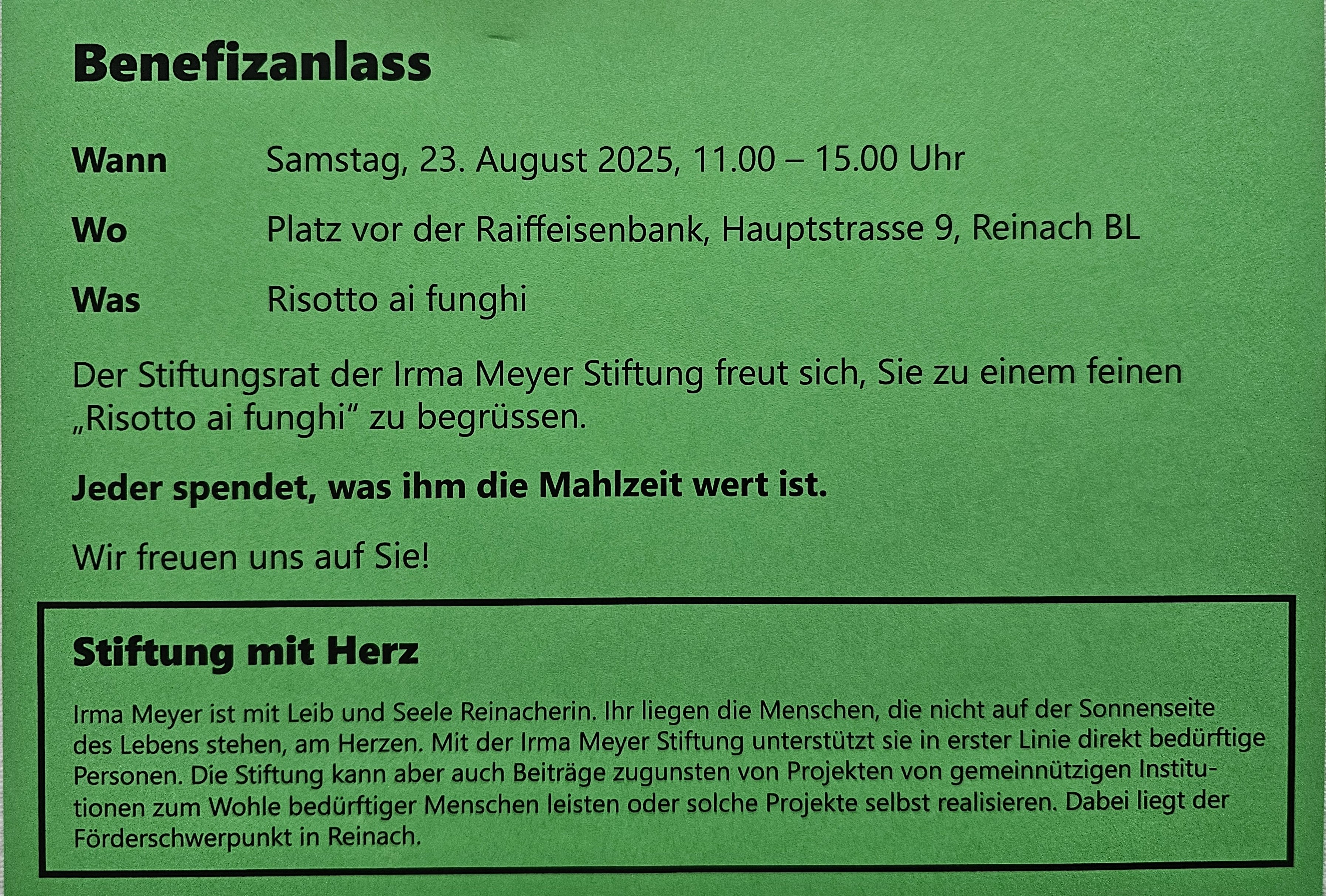 Anlässe 2025