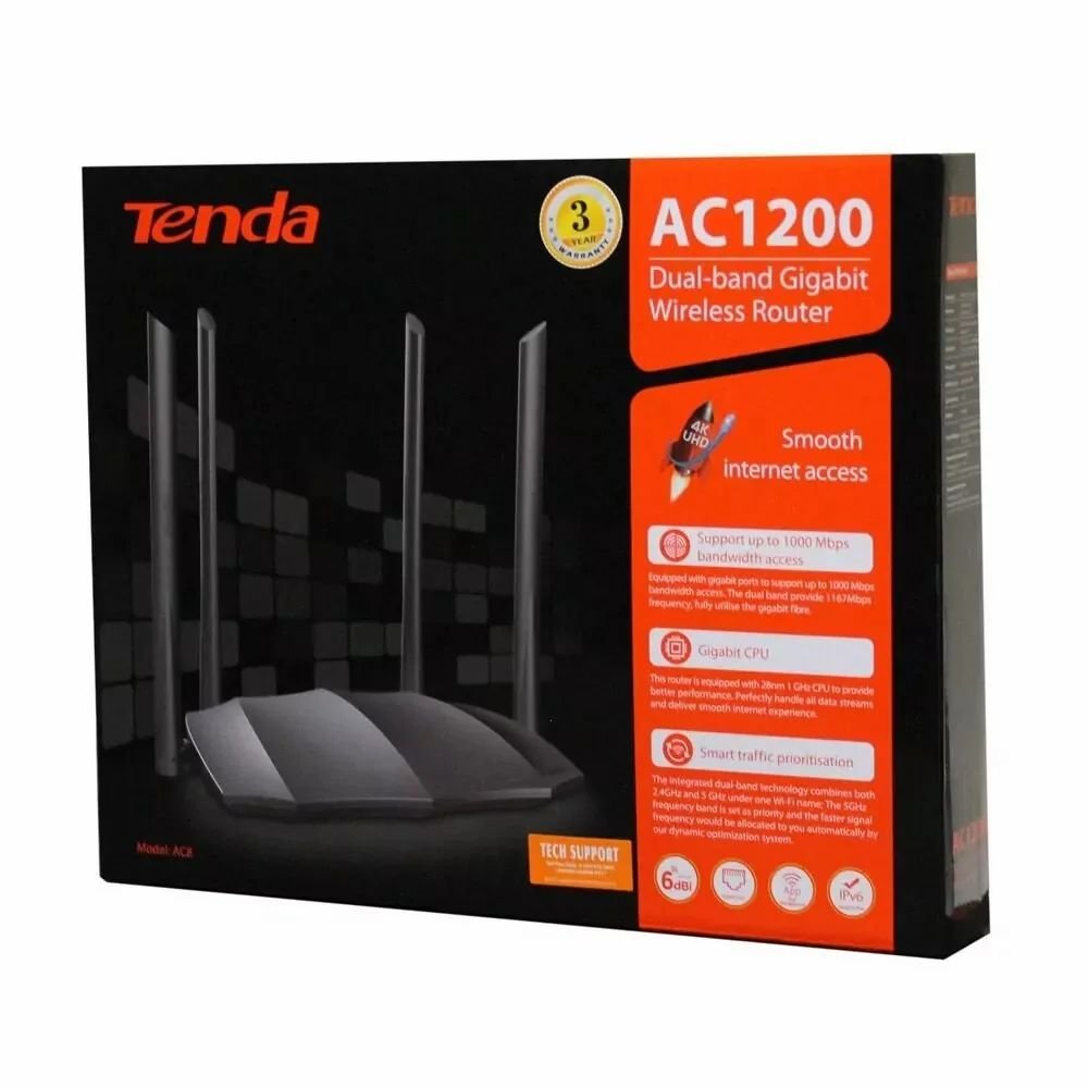 راوتر تيندا Tenda AC8 AC1200