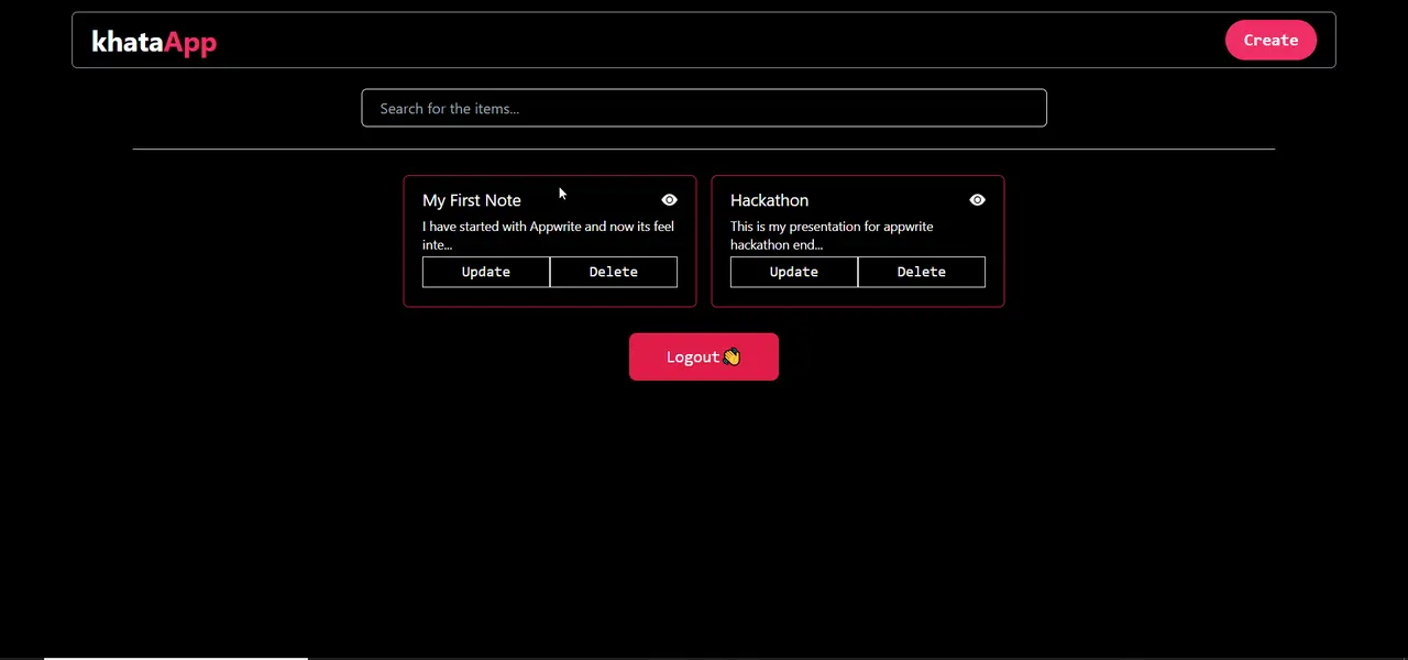 Khata App screenshot