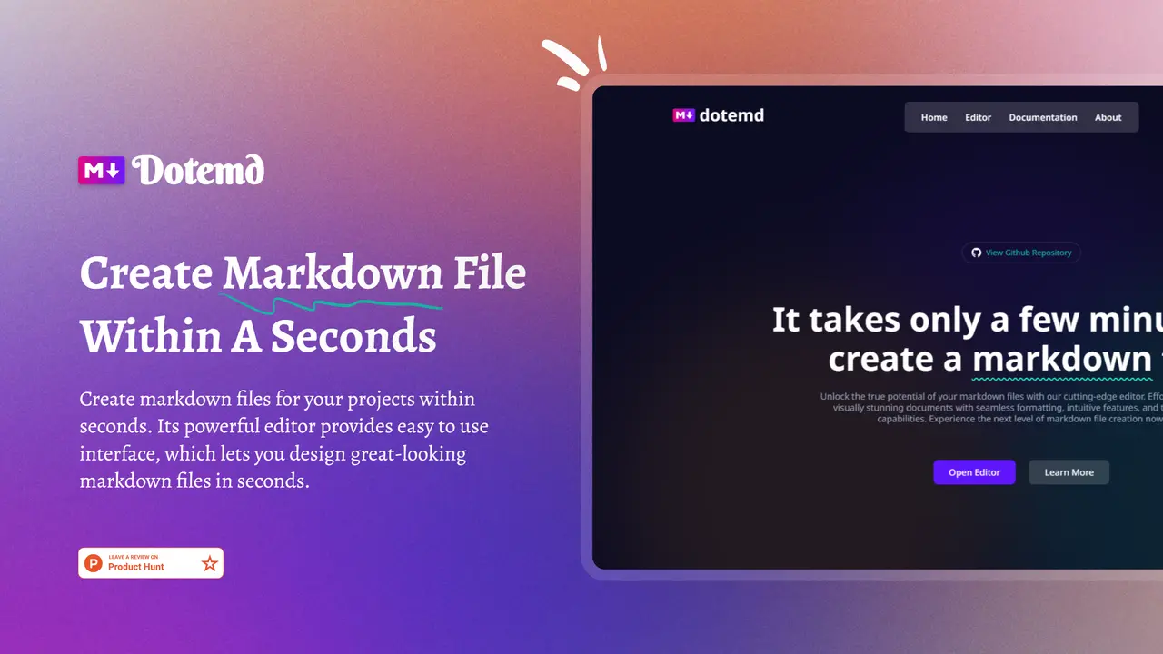 Dotemd screenshot