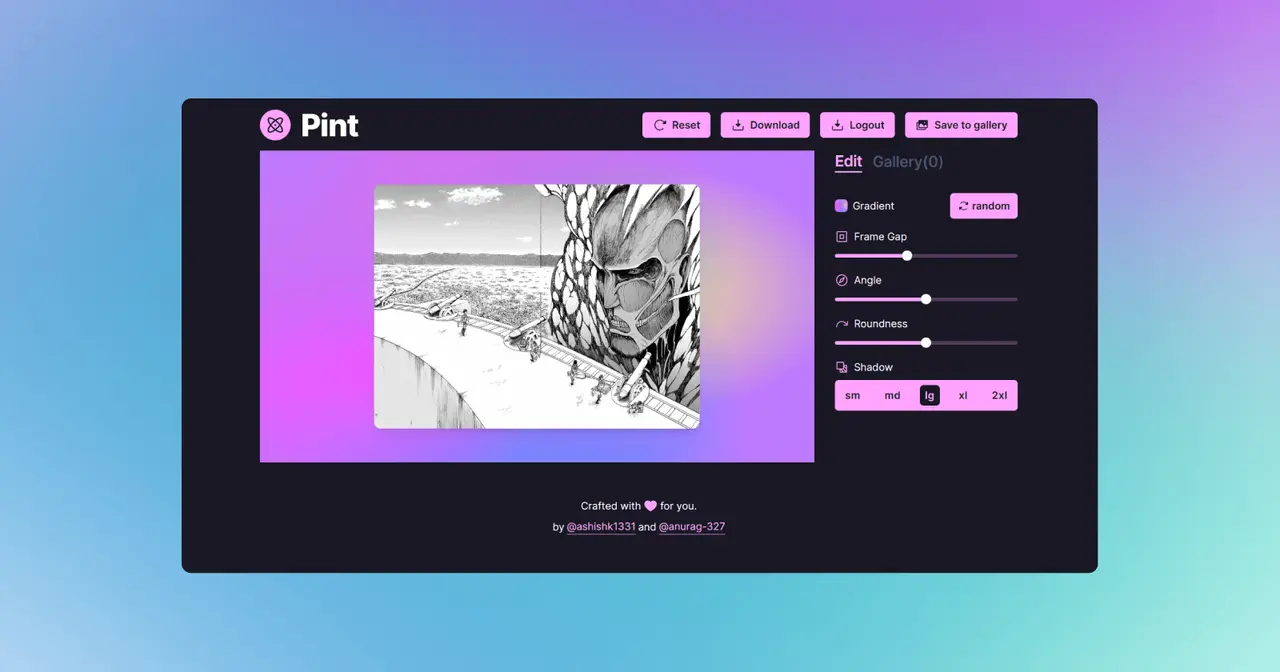 Pint screenshot