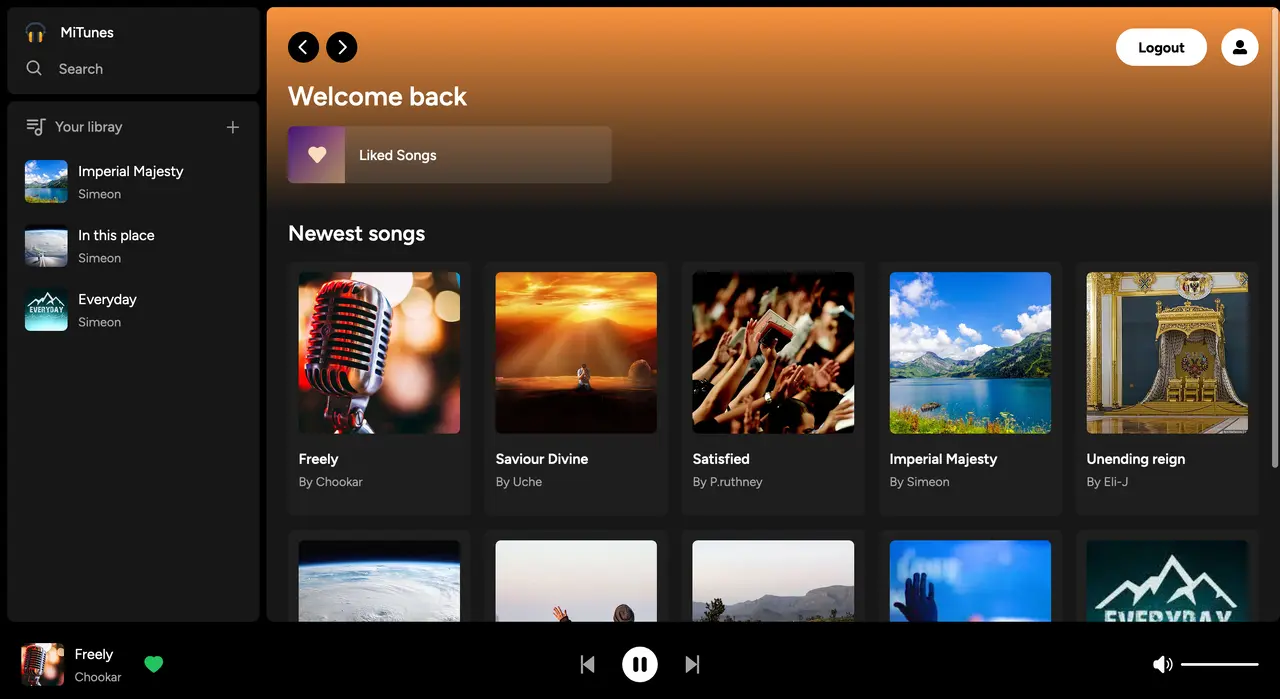 MiTunes screenshot