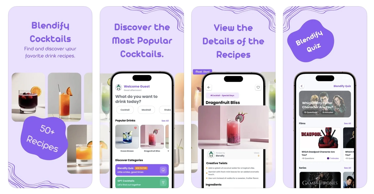 Blendify: Cocktail Recipes screenshot