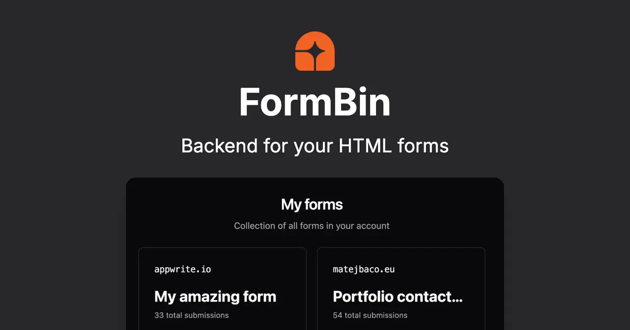 FormBin screenshot