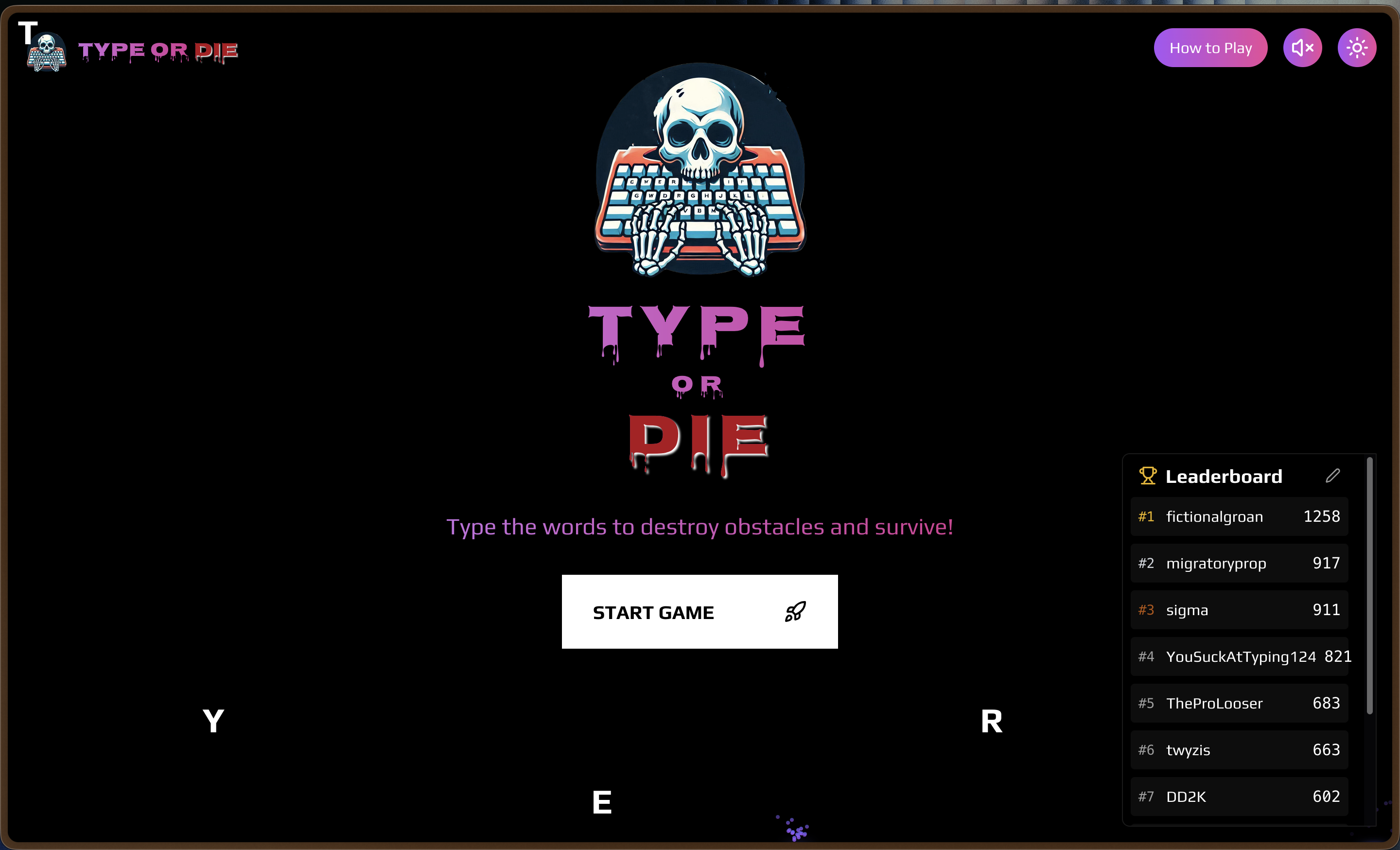 Type or Die preview